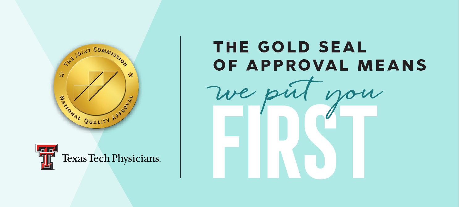 the gold seal of approval, we put you first